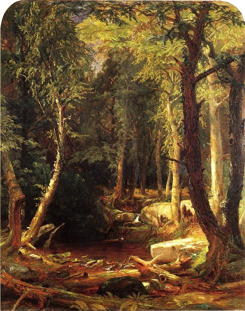 Jasper Francis Cropsey Pool in the Woods